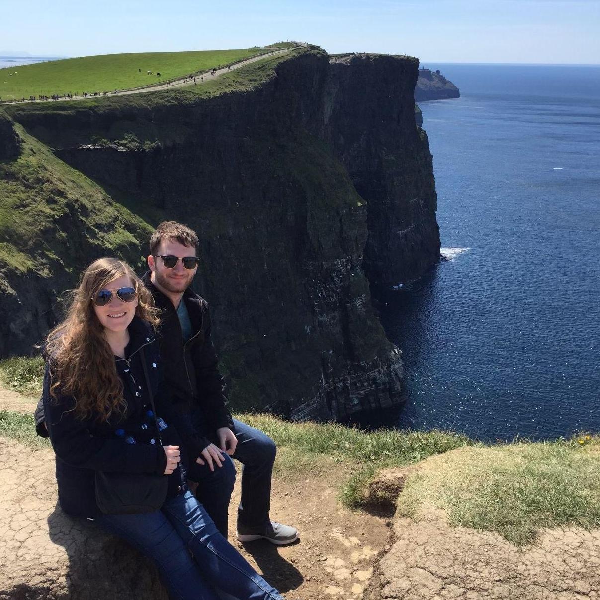 Caitlyn and Anthony traveled abroad together for the first time to Ireland in 2019.