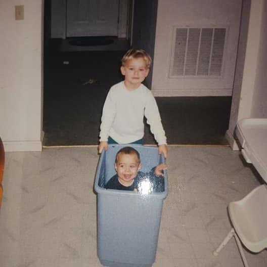 Baby Jerred with Baby Dylan