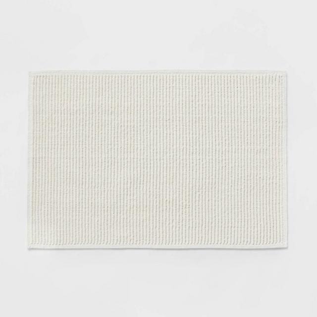 20"x30" Performance Plus Bath Mat Solid Cream - Threshold™