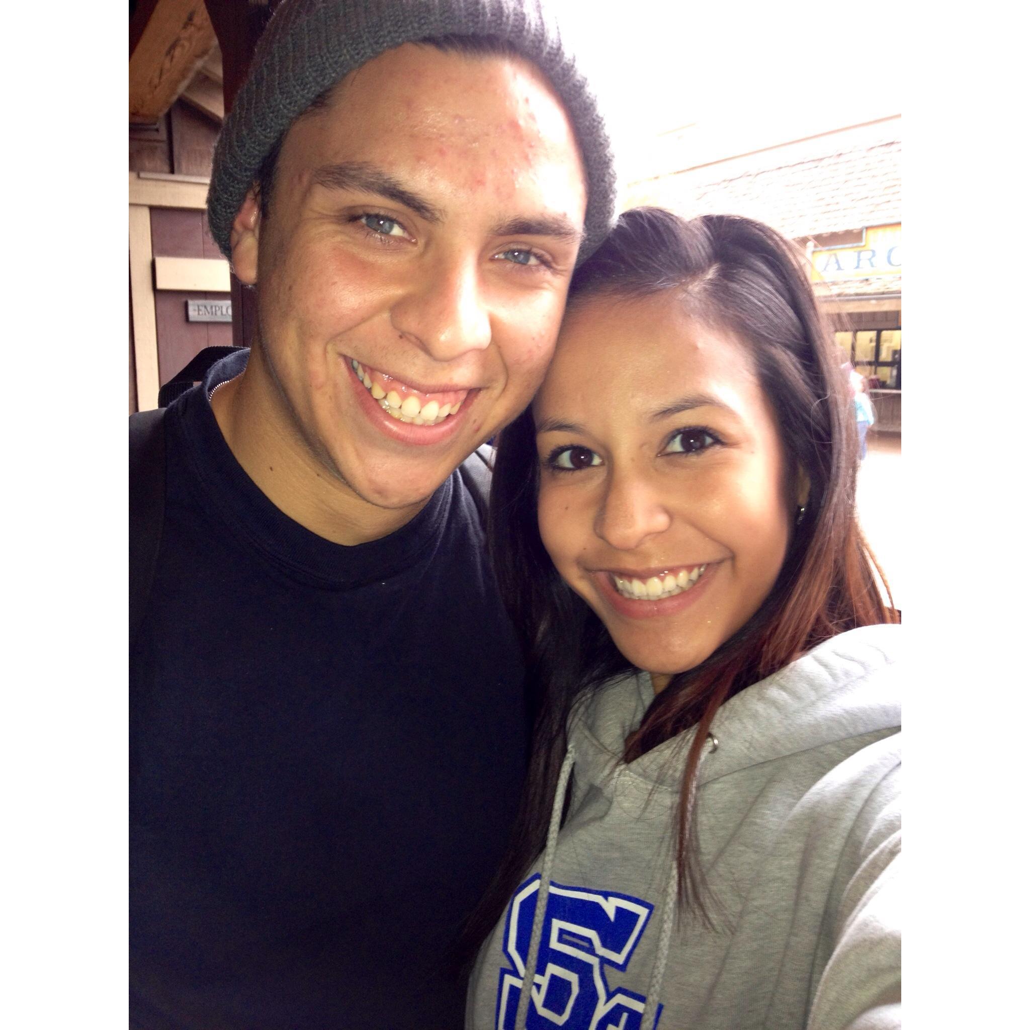 Just two teenagers in love!