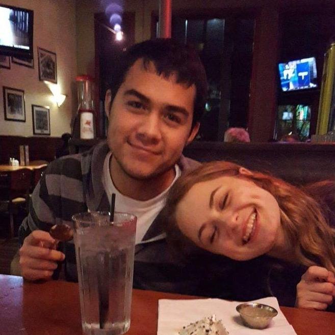 Our first picture together as a couple. 21 and 22 college kids that were just trying to figure out what they wanted from life!