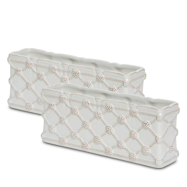 Juliska Berry & Thread Petite Parterre Garden 8" Planter, Set of 2