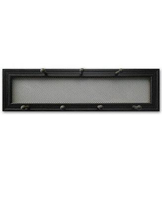 7-Peg Mug Rack by Millwork Engineering, Black Frame, 27" x 8"