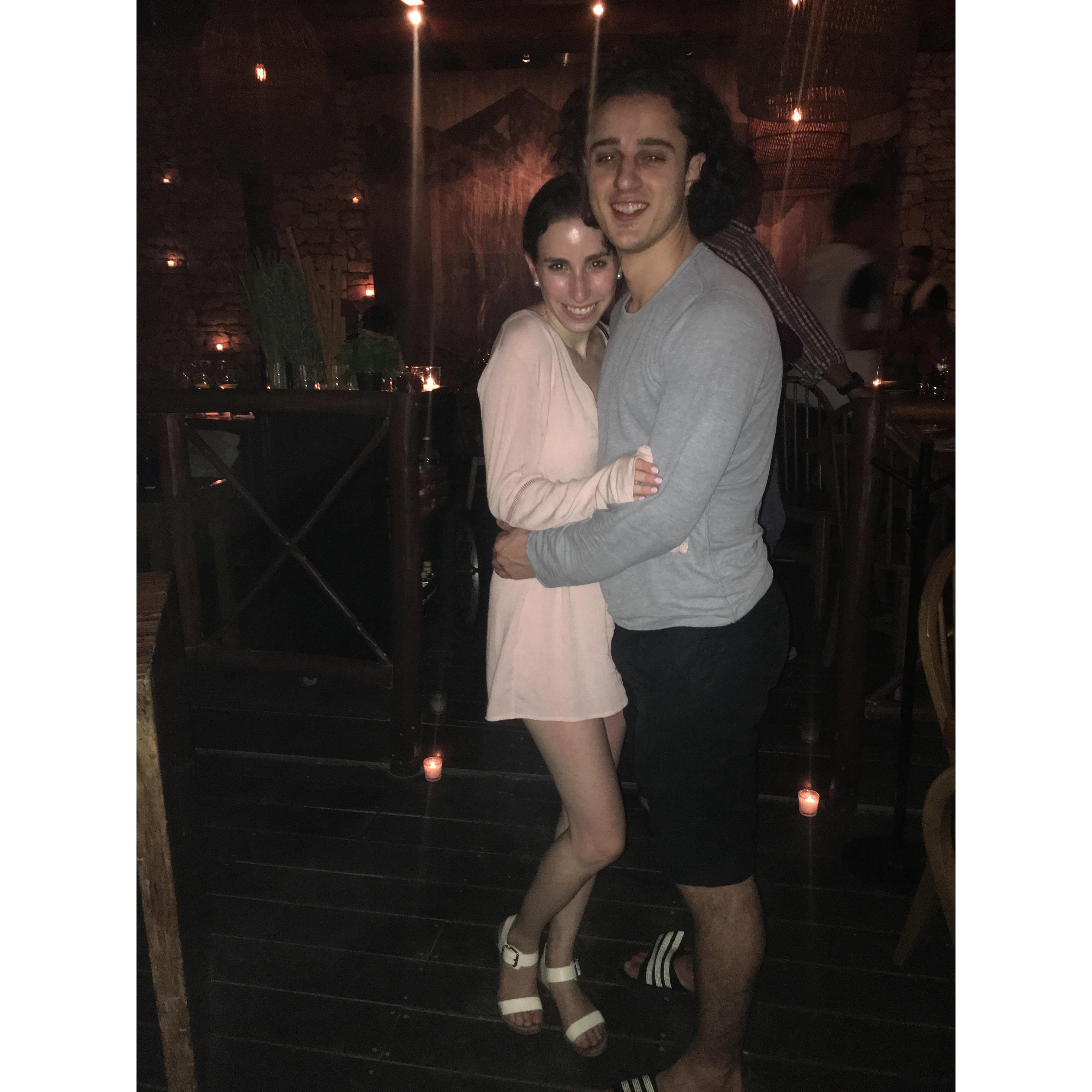 Anniversary Dinner in Tulum, Mexico <3