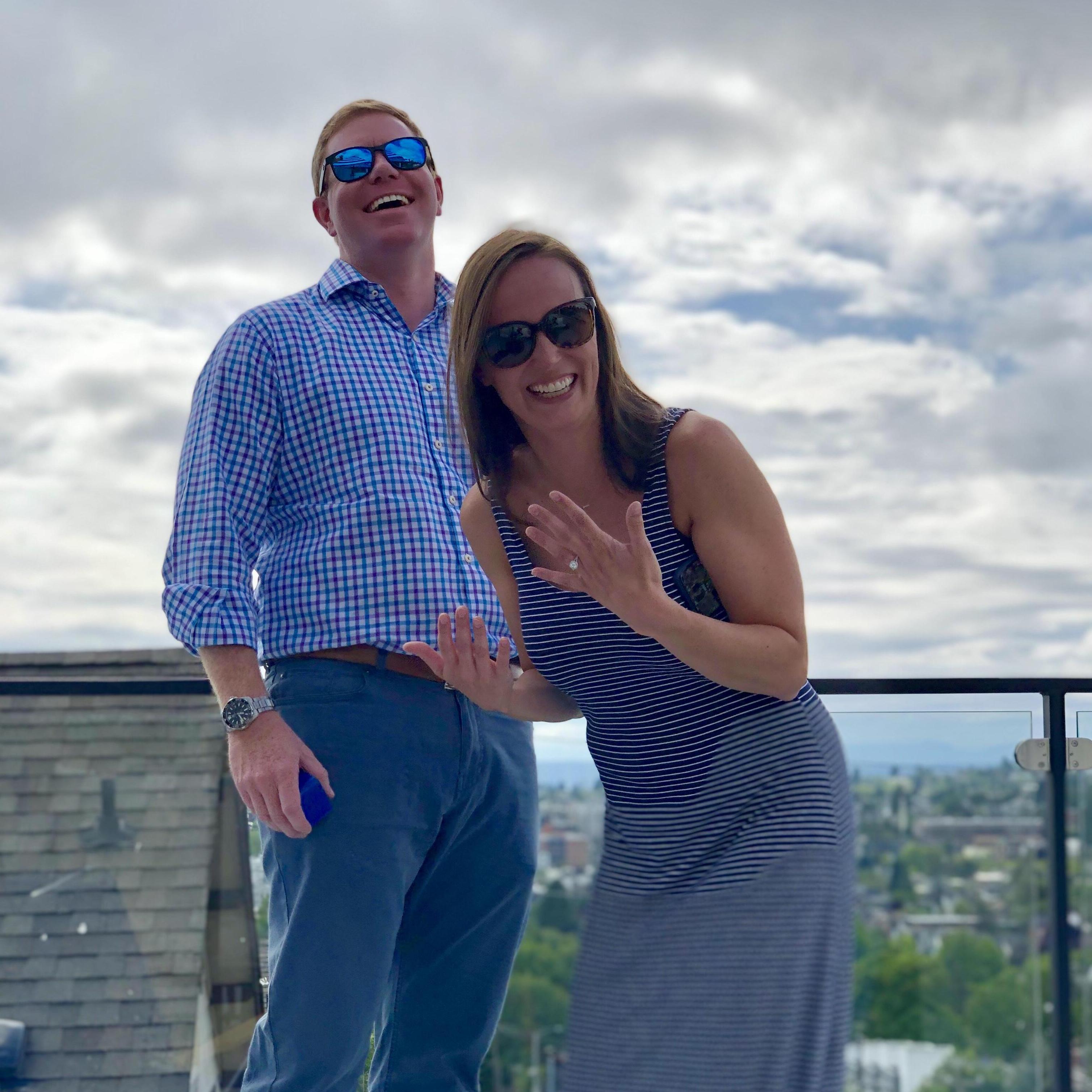 6.22.19 I said YES!!
Susan and Jason's Rooftop in Seattle