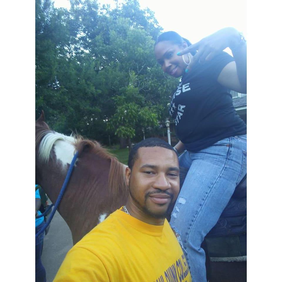 Got me on the horse for the 1st time