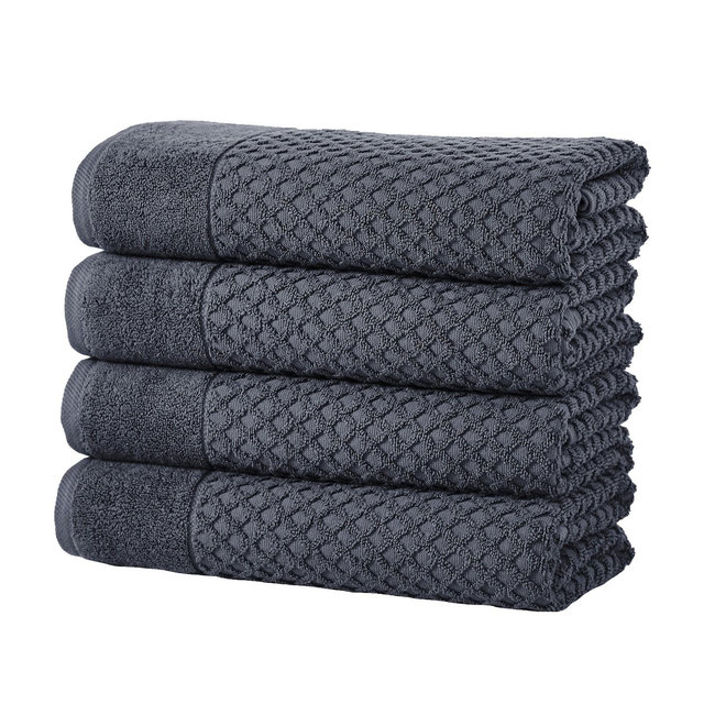 Cotton Quick-Dry Textured Towels - Great Bay Home .