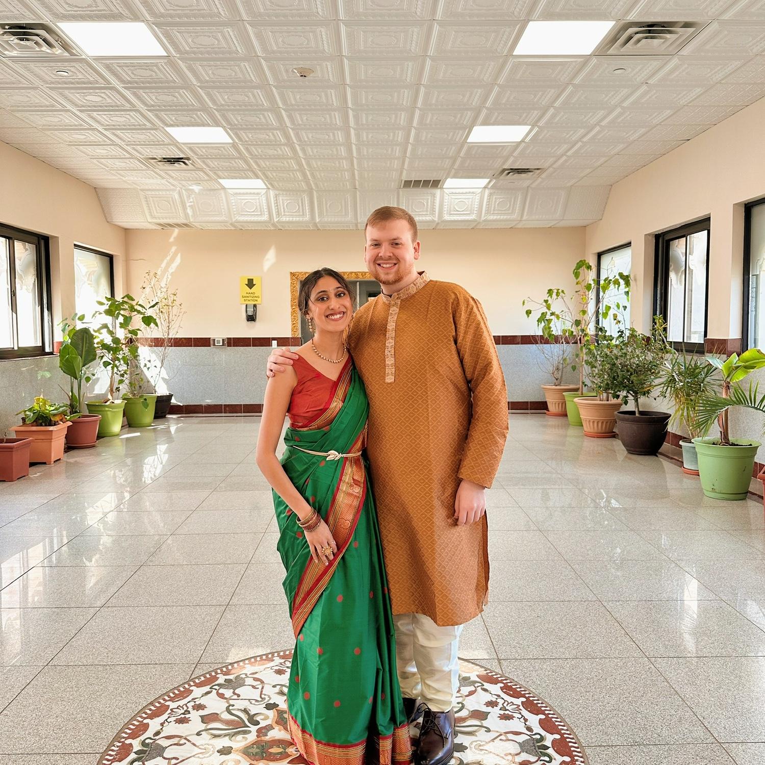 The first wedding we attended together!