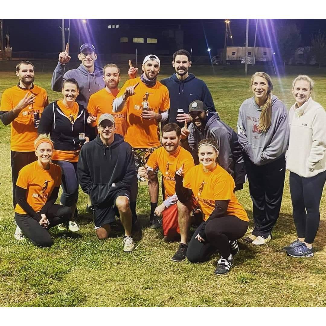 Yes, we still play kickball...