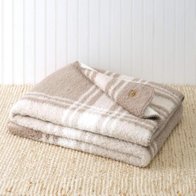 UGG Hailey Throw Blanket - Cozy Couch Accent Blanket for Living Room or Bedroom - Home Décor - Oyster