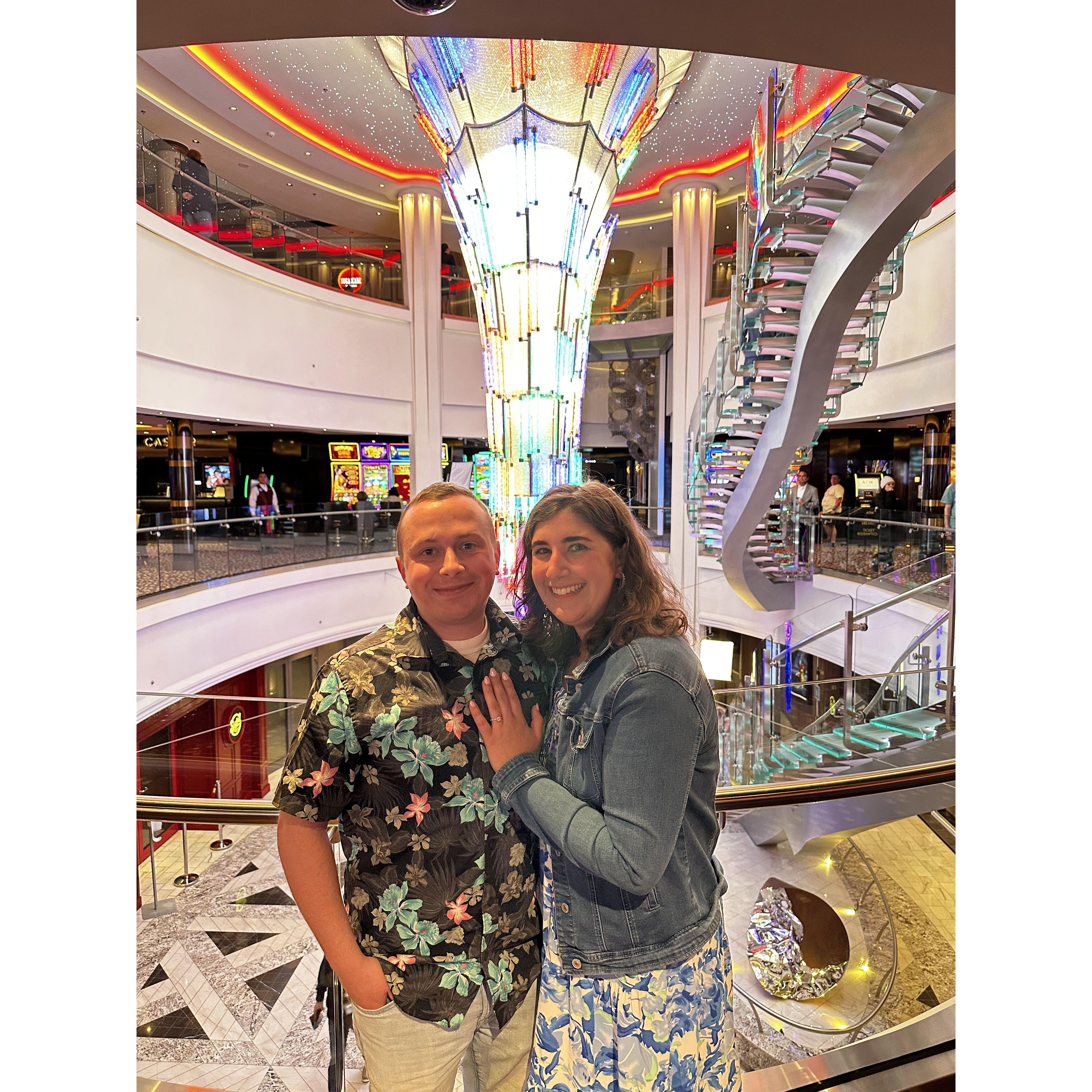 Celebrating the proposal!