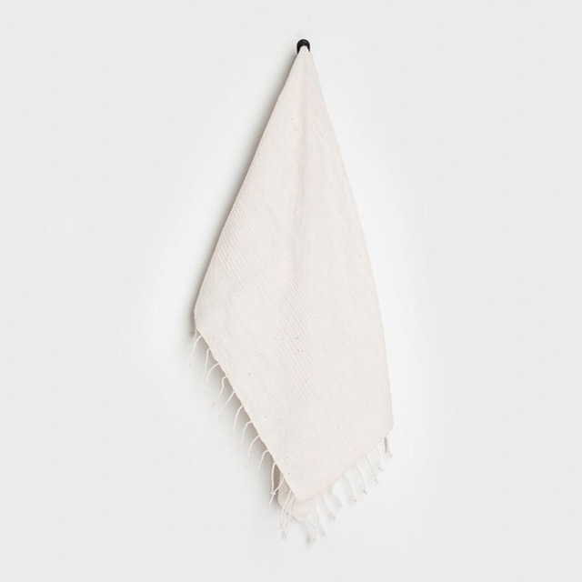 Riviera Handwoven Cotton Hand Towel, Natural