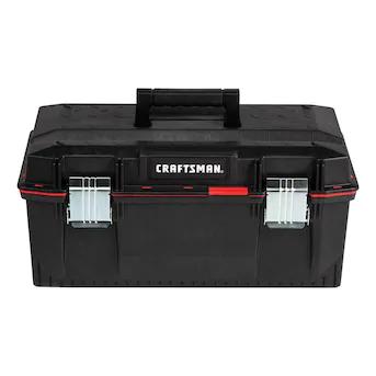 CRAFTSMAN PRO 23-in Red Plastic Lockable Tool Box