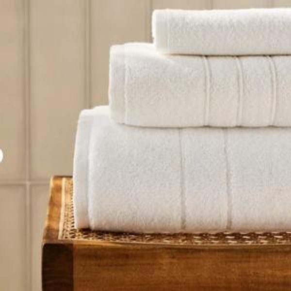 Super-Plush Turkish Cotton Bath Towel Bundle - white