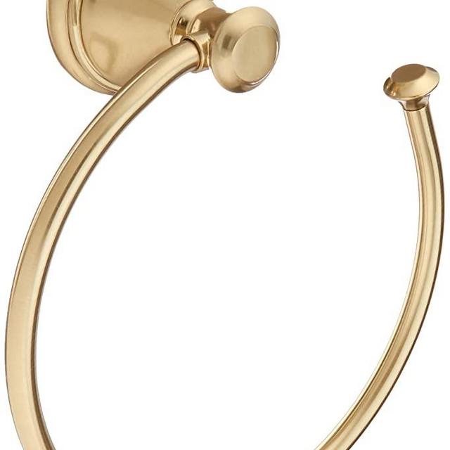 DELTA Cassidy Towel Ring, Champagne Bronze, Bathroom Accessories, 79746-CZ