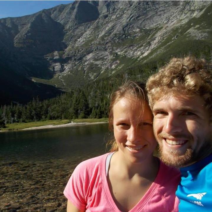 Our first trip to Chimney Pond, with Katahdin in the background. One of our favorite places! (2013)
