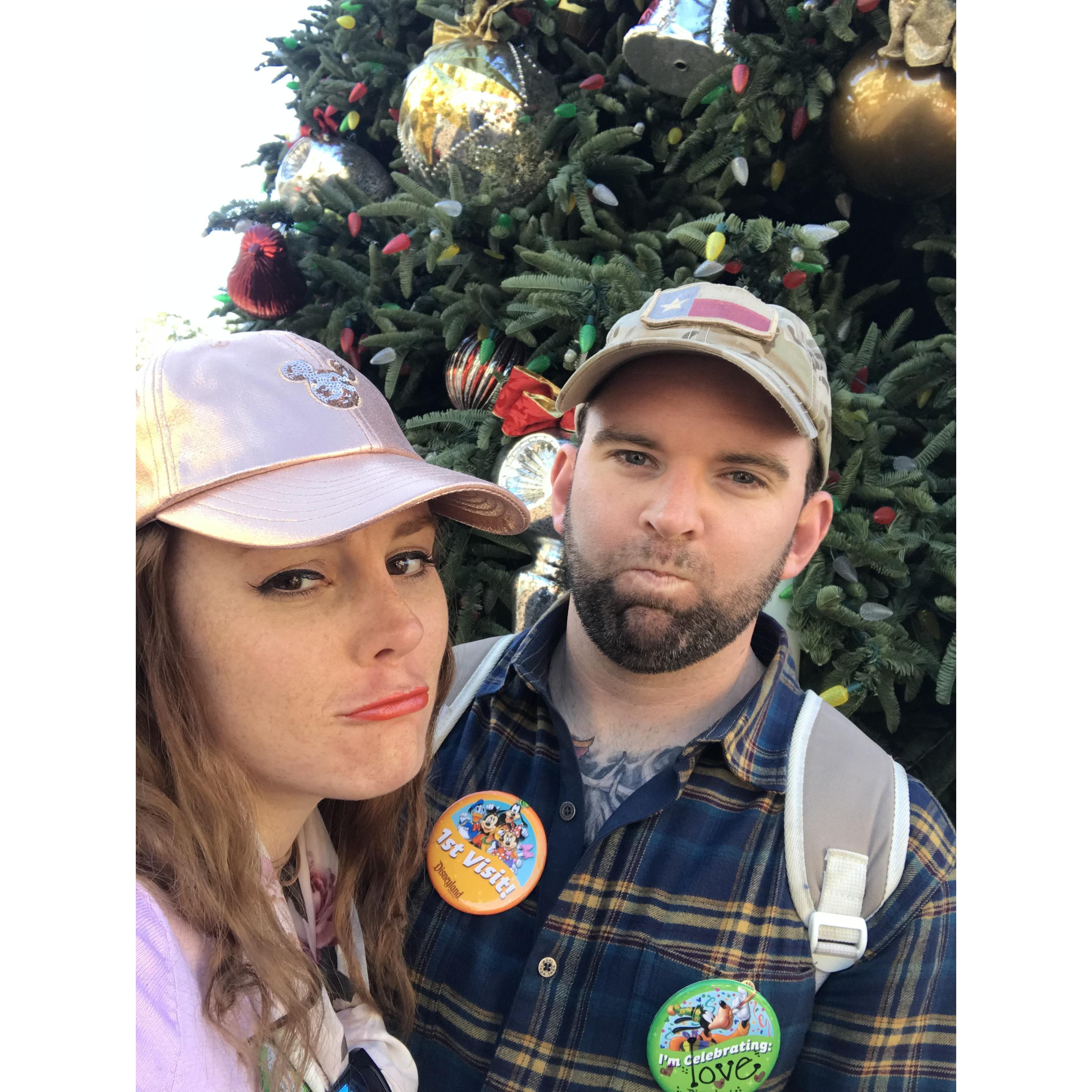 So happy to be at Disneyland haha. It was AMAZING. Christmas time makes it more magical.
