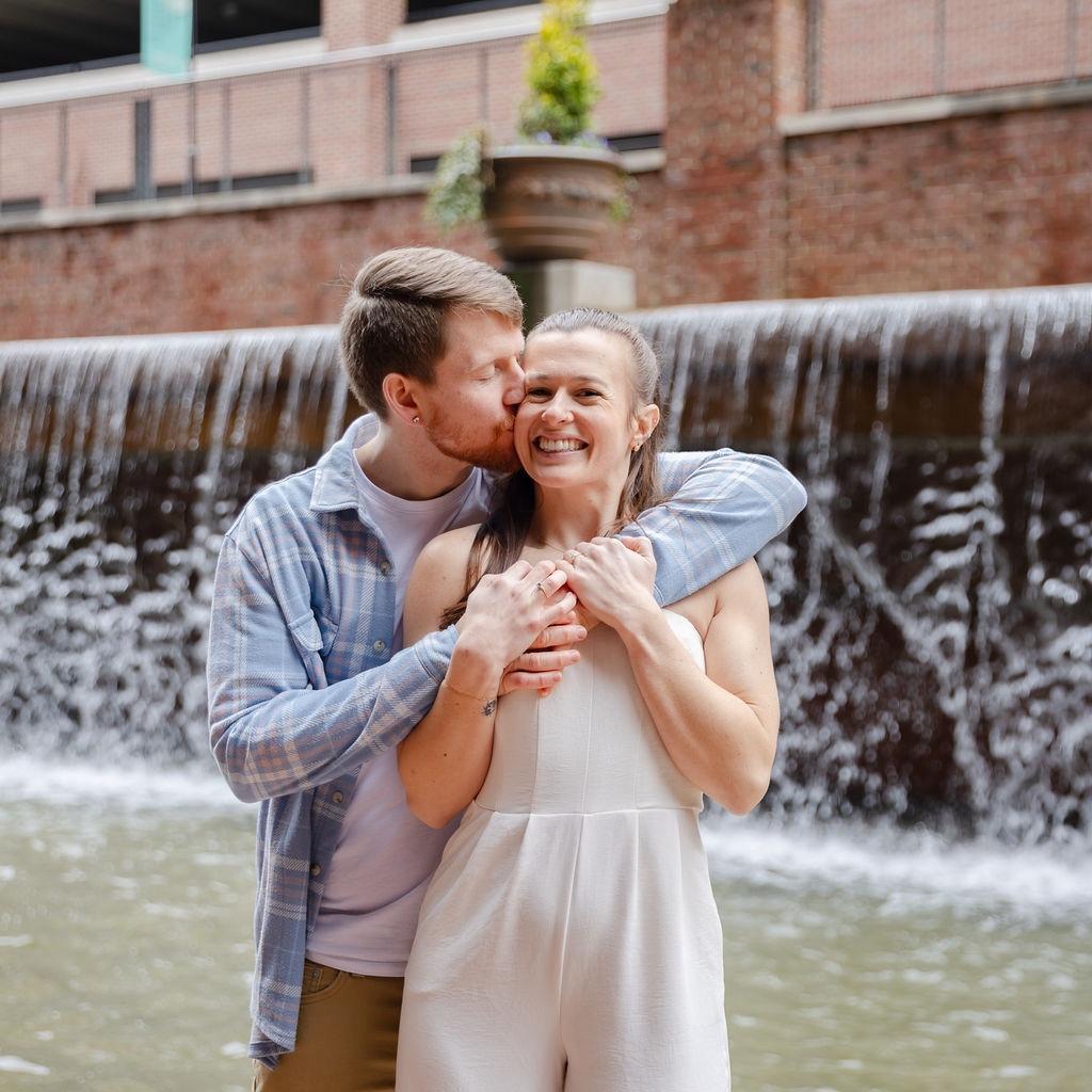 Engagement pictures in Durham