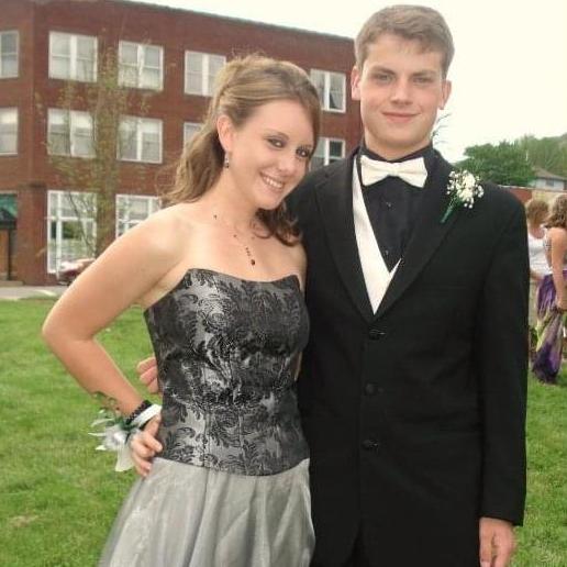 Sophomore Year Prom, 2010. We were just friends and had other dates.