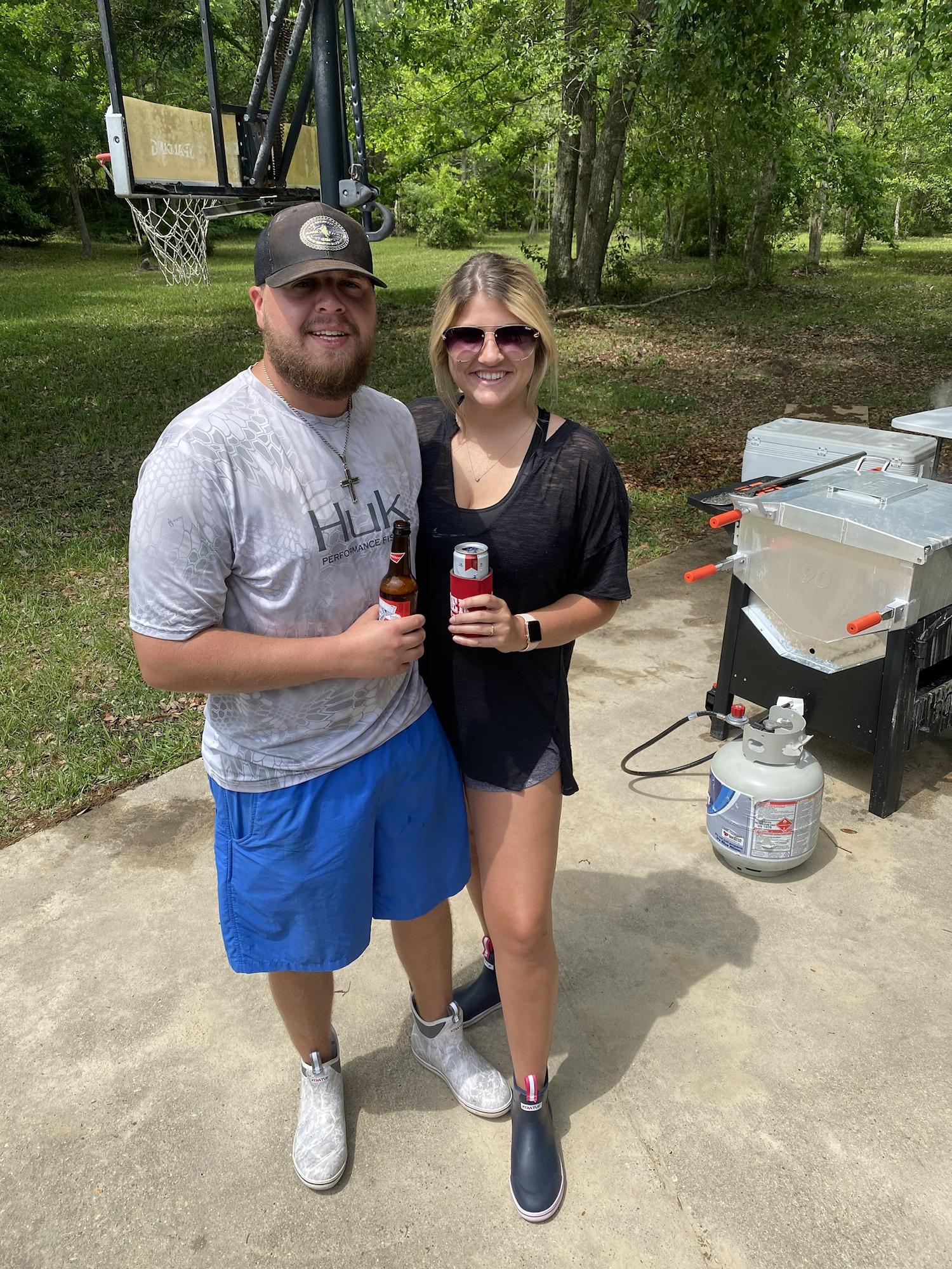 First crawfish boil together!  🦞