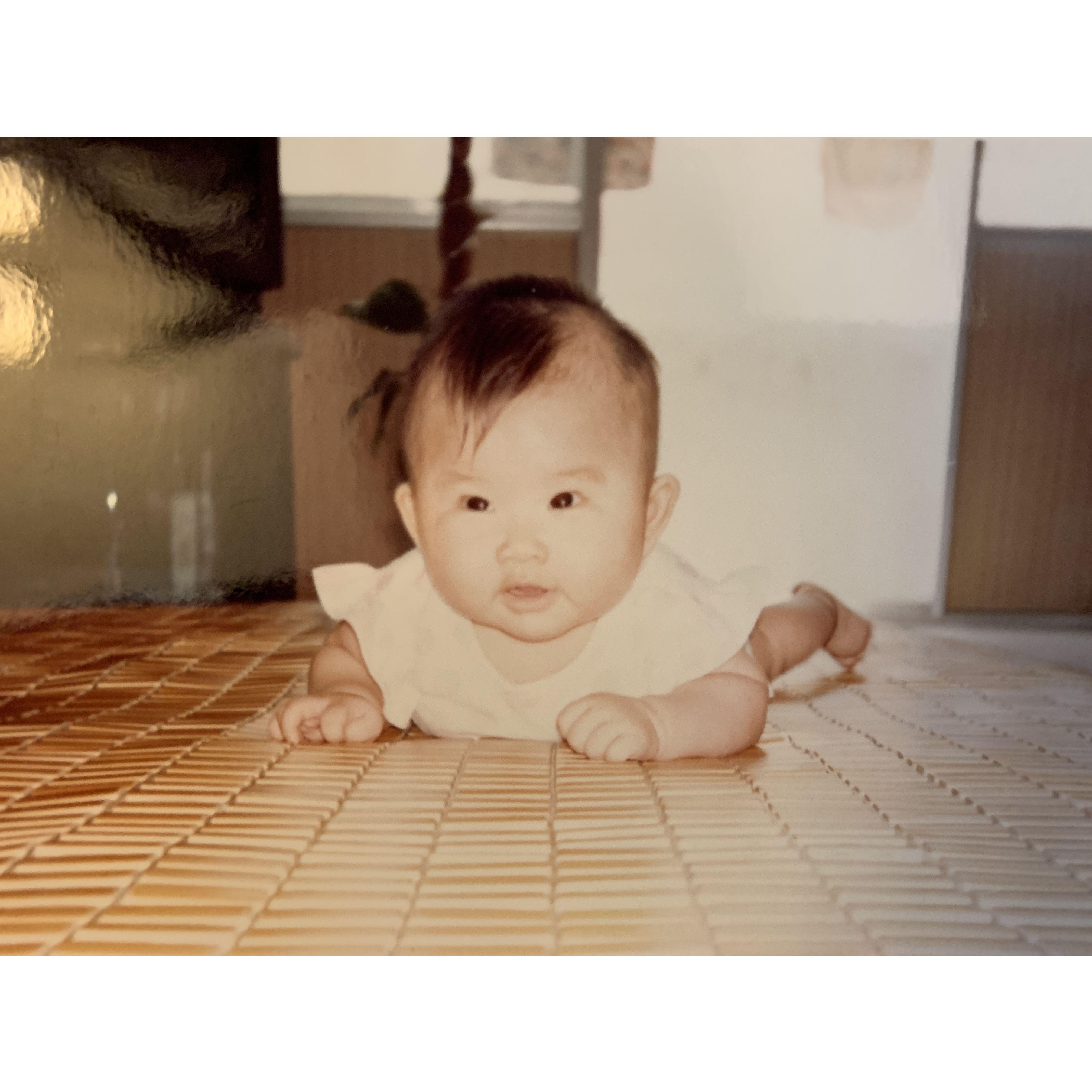 Michelle as a baby, 1997