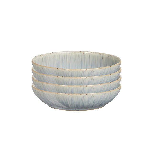 Denby Halo Speckle Pasta Bowls, Set of 4