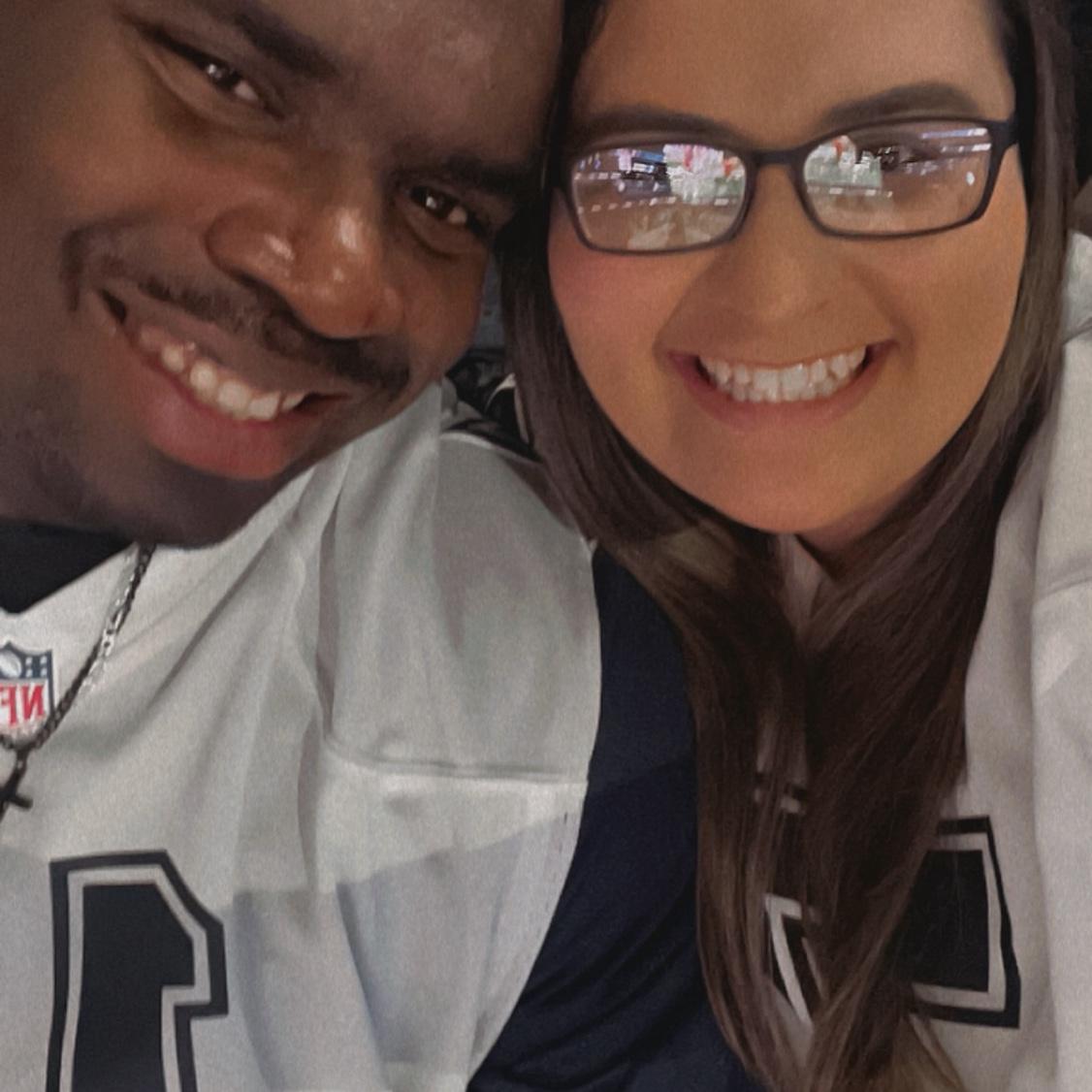 First trip together AND first NFL game together as a Christmas present to J’Umbre December 22, 2024.