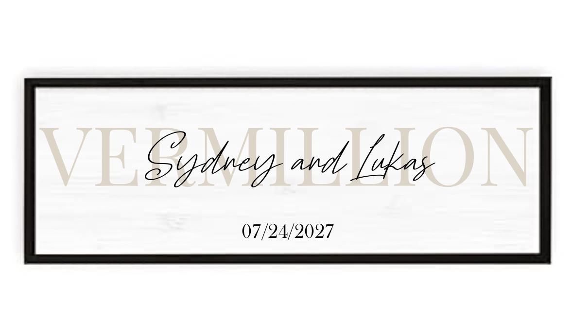 The Wedding Website of Sydney Ireland and Lukas Vermillion