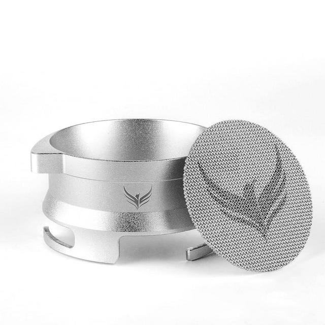 54mm Dosing Funnel Espresso Puck Screen Set KNODOS Grinder Trigger Portafilter Funnel and Filter Compatible with Breville 54mm Portafilters
