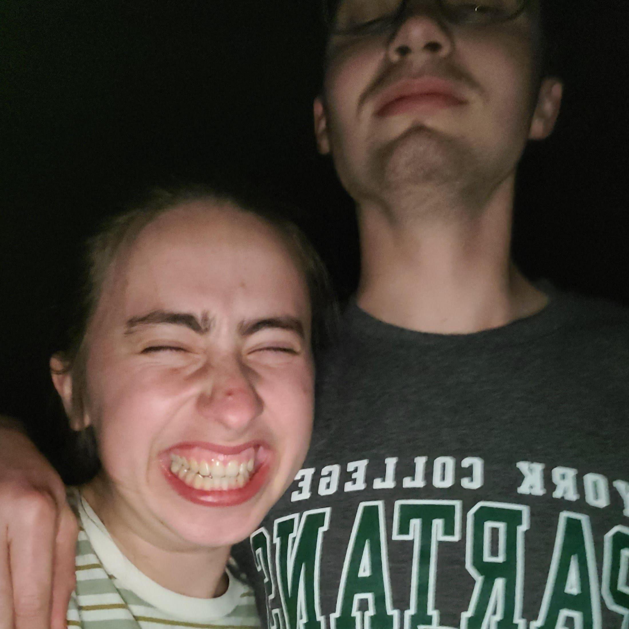 Our first picture ever taken together
