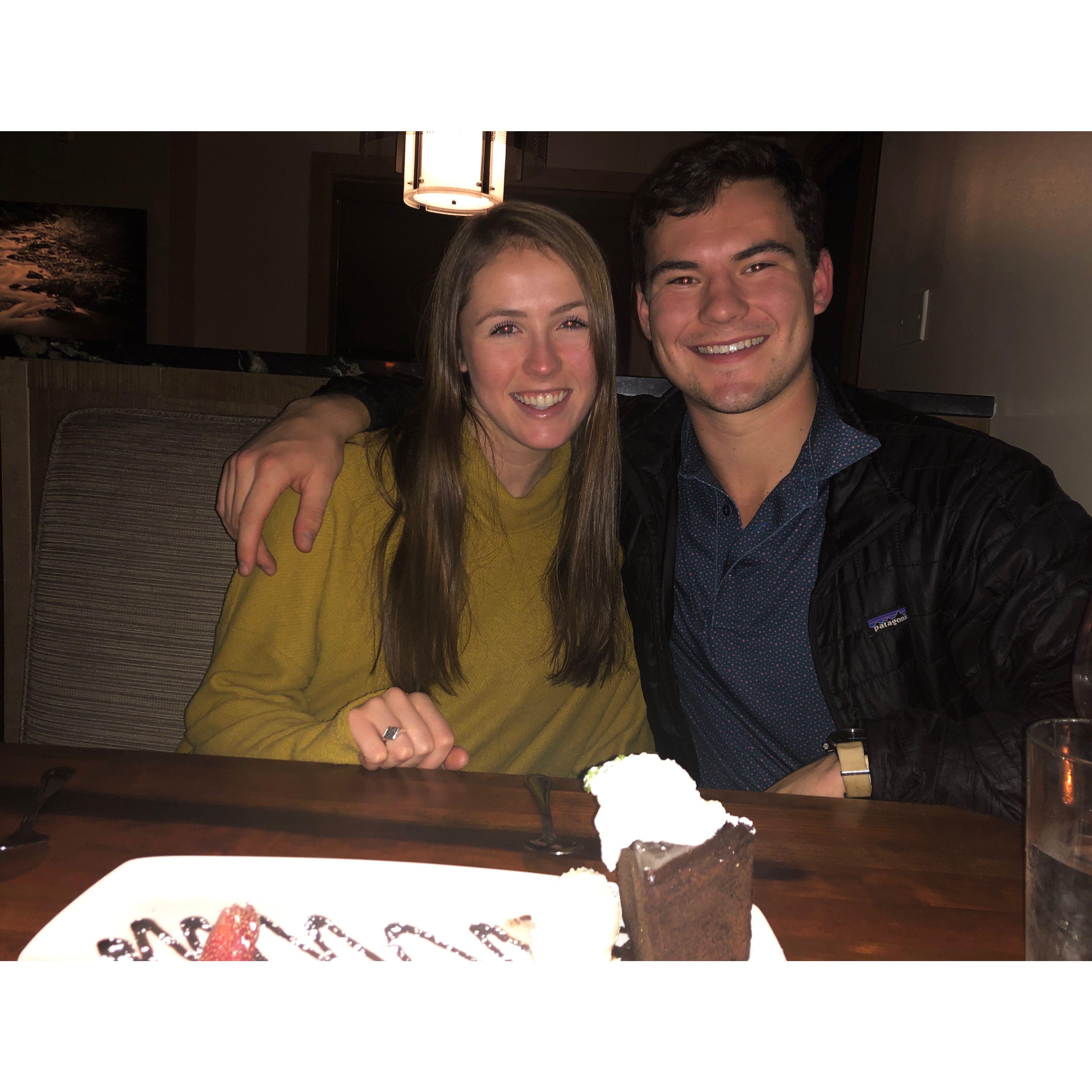 Emma surprising Hunter in Atlanta for his birthday weekend - November 6, 2019