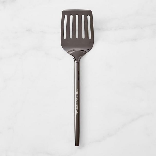 Williams Sonoma Stainless-Steel Gunmetal Utensils, Slotted Turner