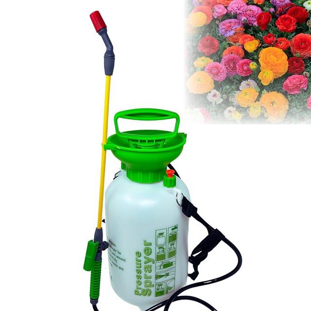 SunVara Garden Pump Sprayer 1.3 Gallon 5L Pressure Sprayer 1 Gallon Garden Sprayers 1.3 Gallon Pump Spray Bottle Gallon Sprayer Pressurized Spray Bottle Weed Sprayer Bomba para Fumigar