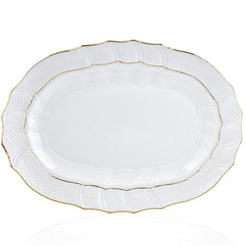 Herend Golden Edge Oval Platter, Large