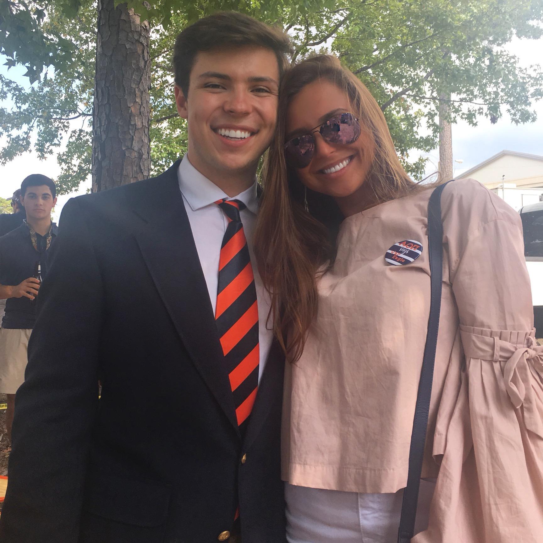 Our first Auburn football game together - freshman year. 2017