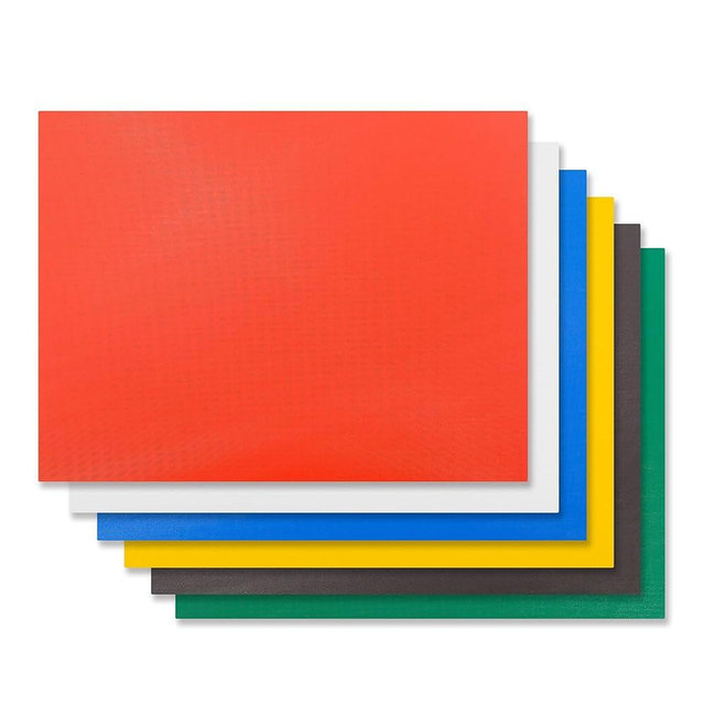 Generic CMI Commercial Grade Cutting Board for Kitchens ,Cutting Board Set,Plastic Chopping Board ,20 x 15 x 1/2 Inch, Multi-Color 6 of Pack Set,NSF Certified,for Vegetable Meat or Cheese, 20X15X0.5