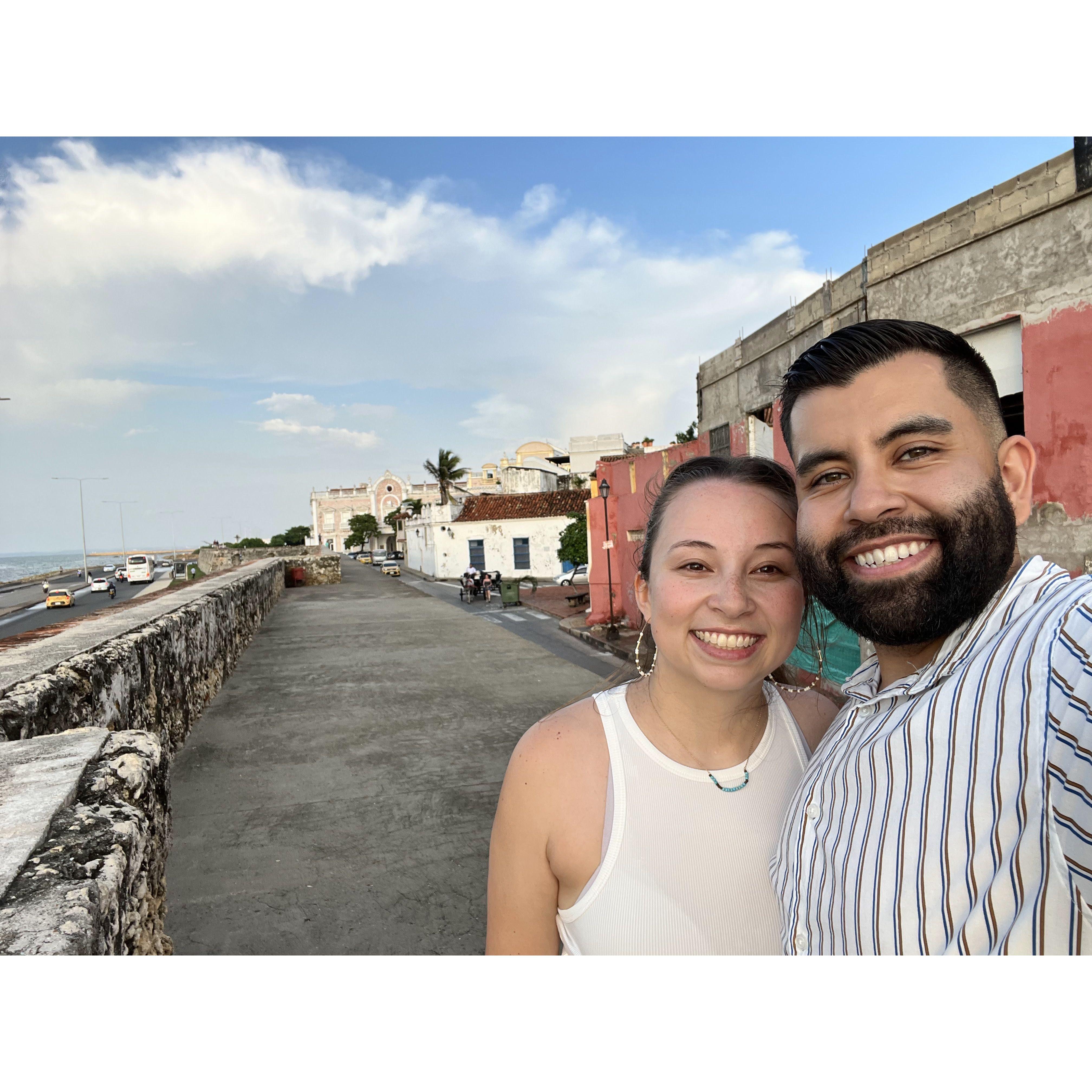 Sept. 2023 - Cartagena Round 2! We got to meet with our wedding planner, do our food tastings, and meet with a couple other vendors!