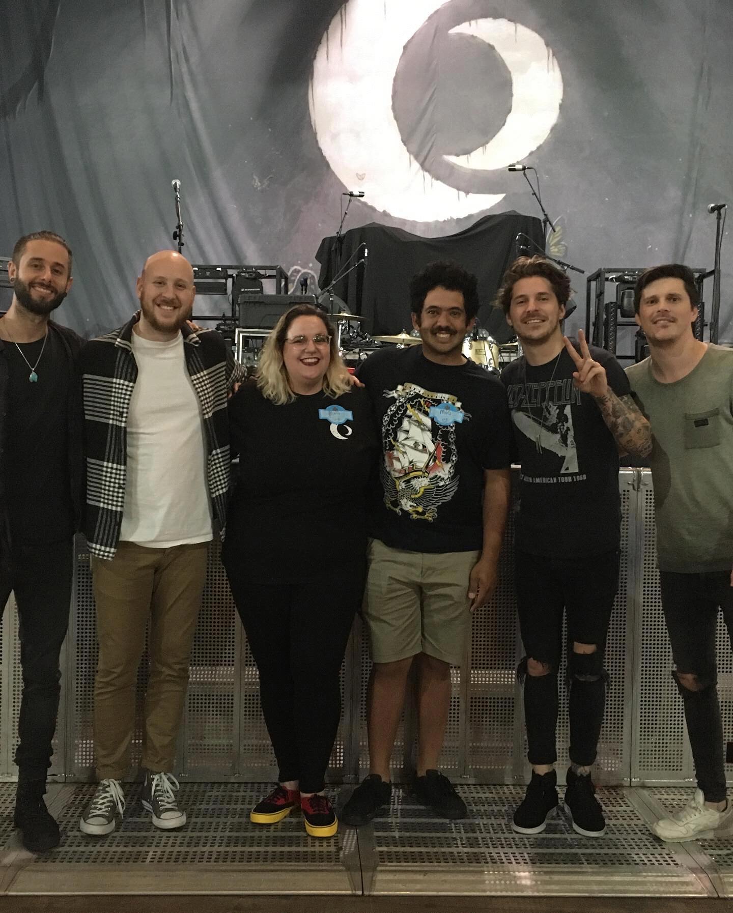 Introducing Omeed to my favorite band, Our Last Night.