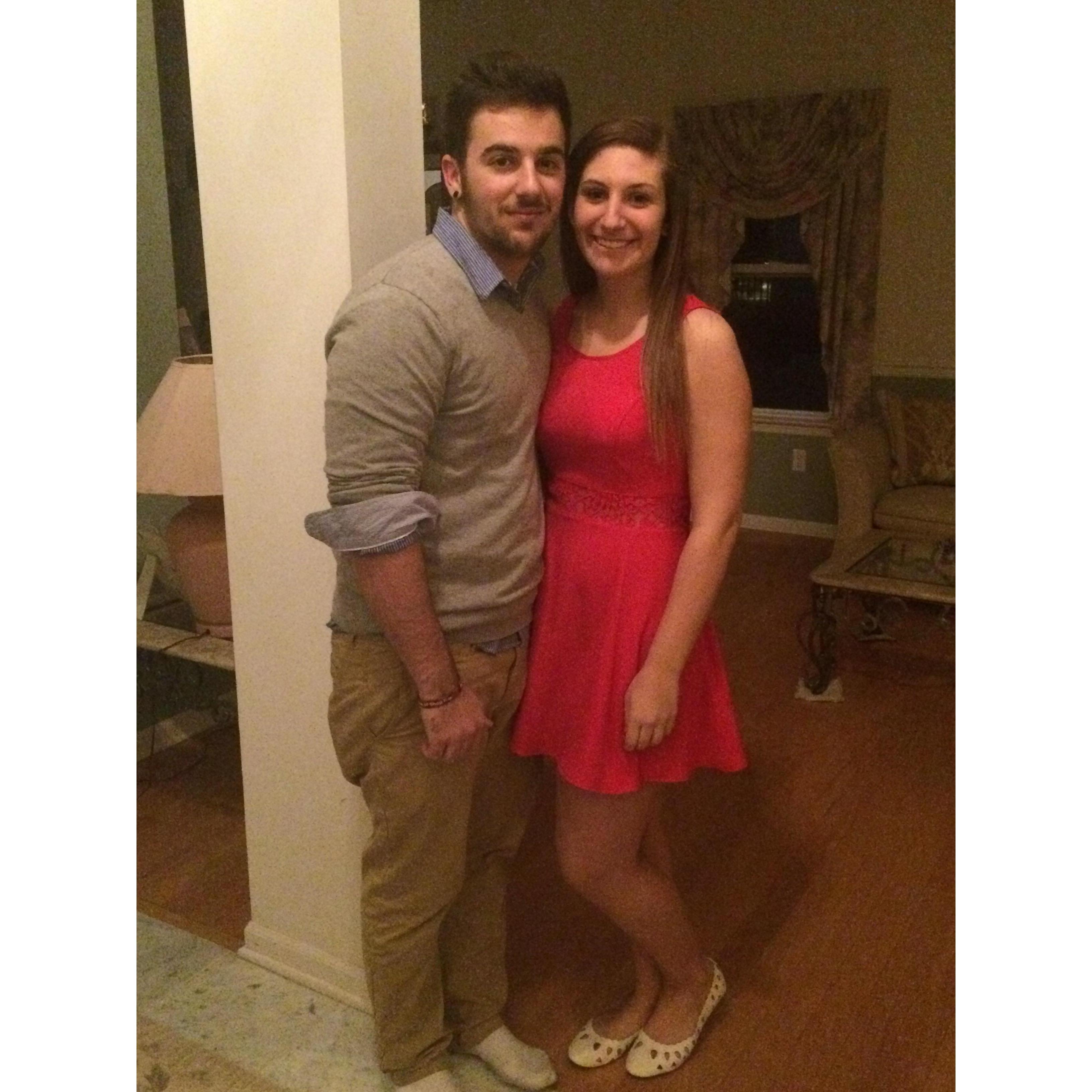 Our First Valentine's Day (Feb 2015)