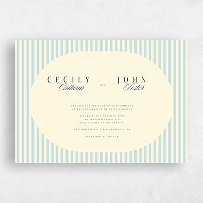 Yellow Landscape Wedding Invitation - Madison Landscape