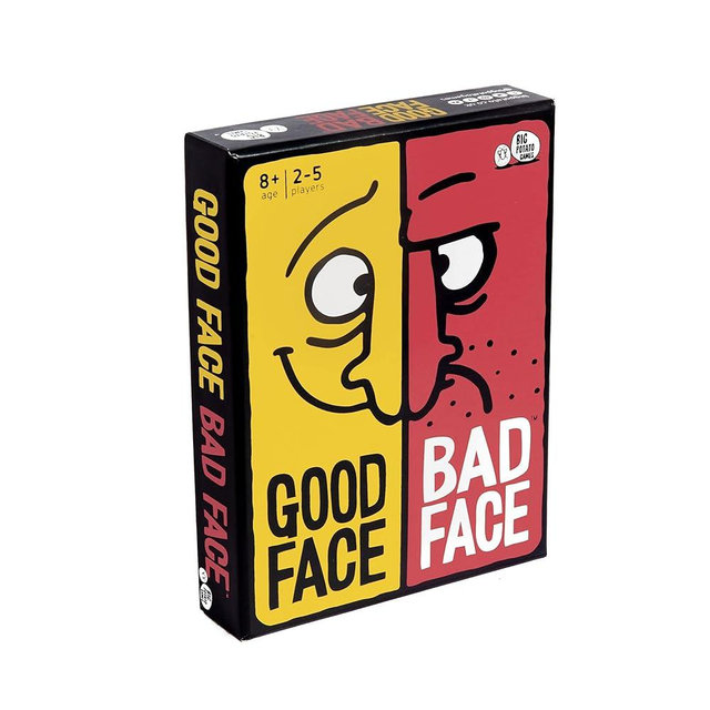 Big Potato Good Face Bad Face: Hilarious Party Travel Game for Family and Adults