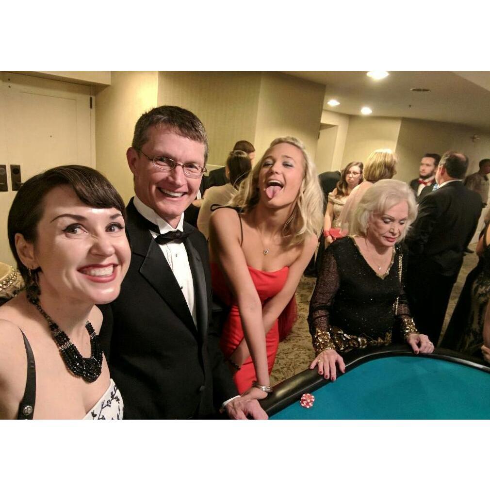 Angel Ball with Jasmine and Aunt Carol