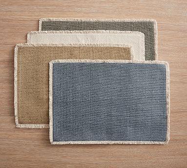 Mason Handwoven Cotton Fringe Placemats