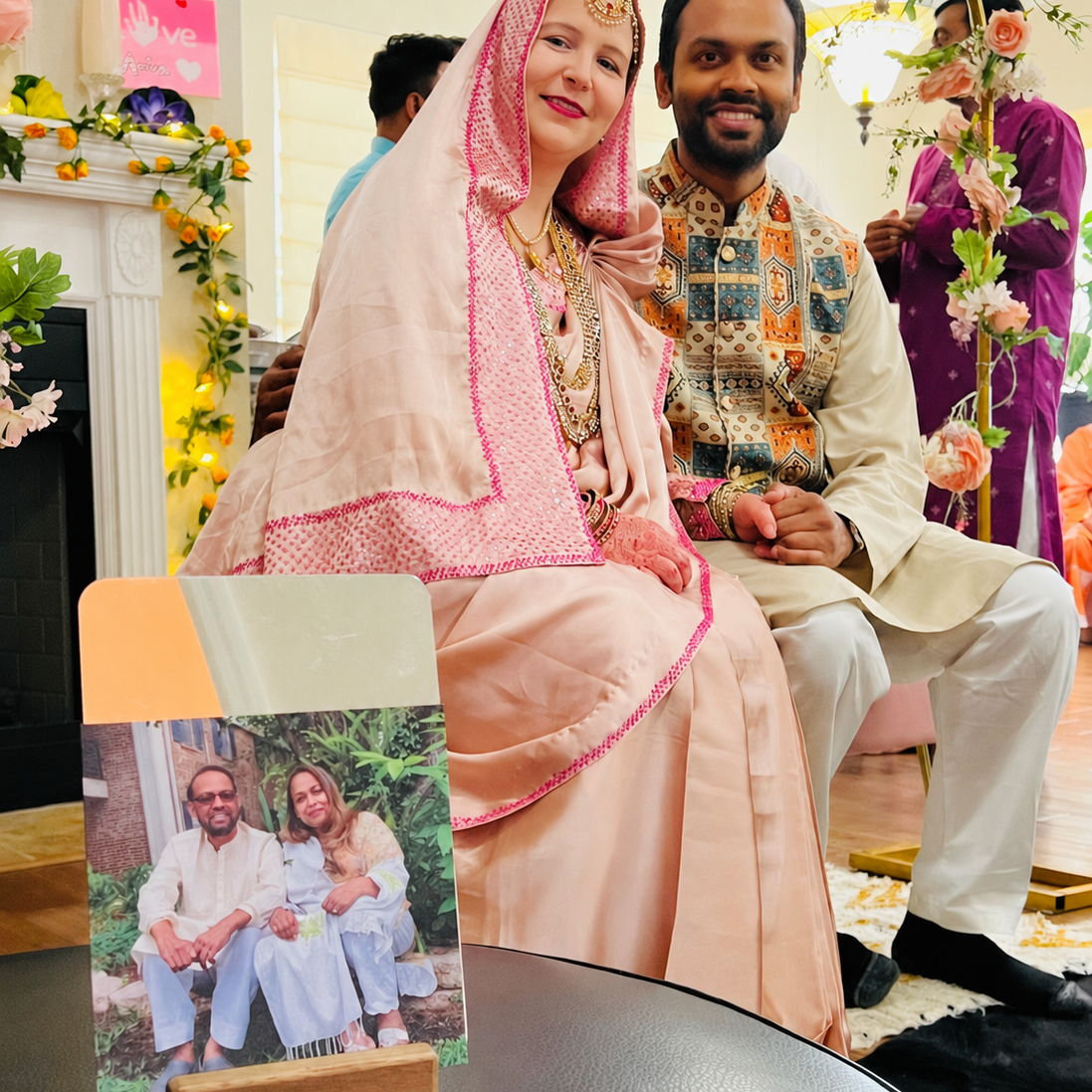 Celebrating our Nikah, and remembering our loved ones we wish were here