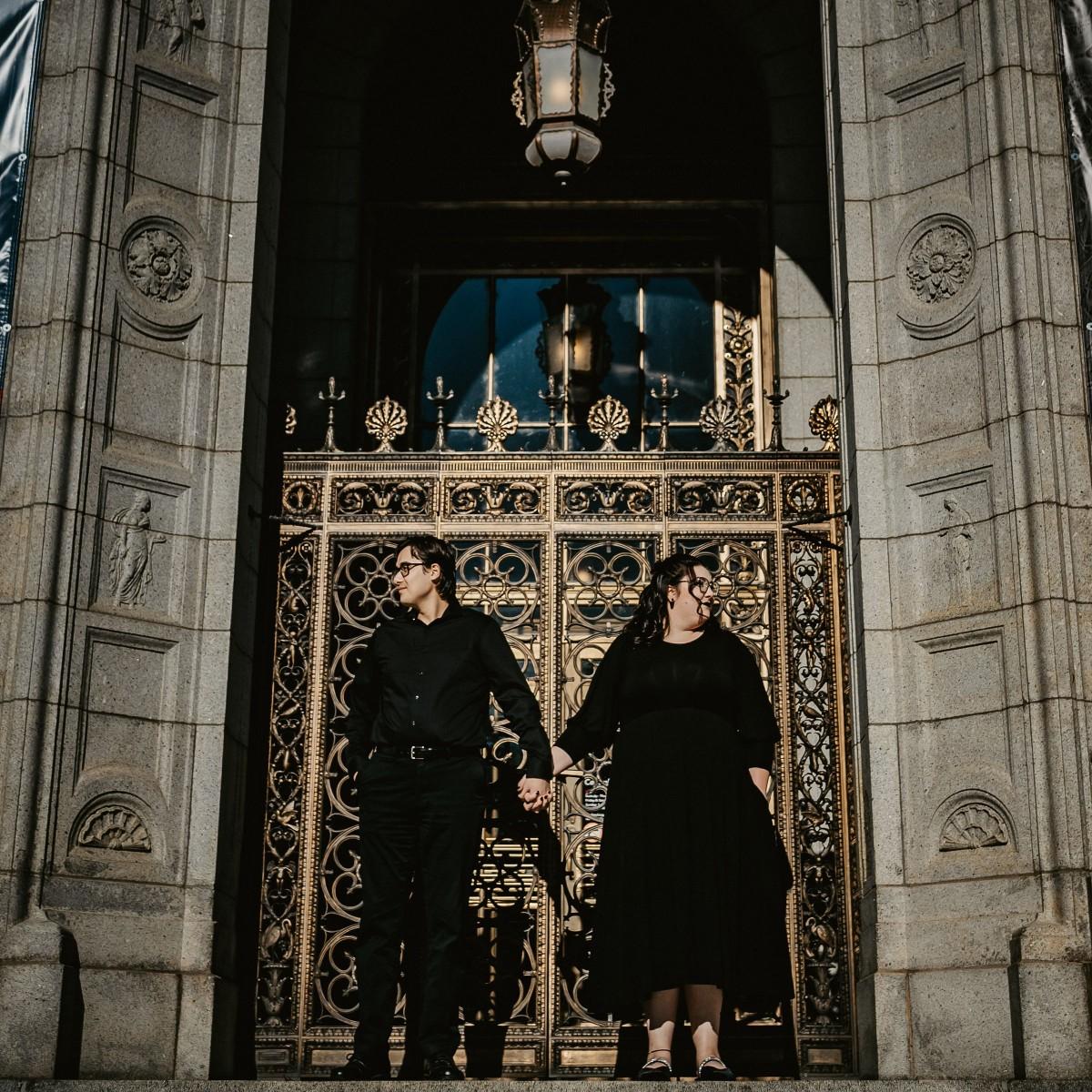 These gates are absolutely beautiful. These gates protect the doors to the Saint Louis central public library.