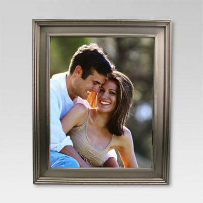 8&#34; x 10&#34; Brushed Silver Frame Pewter - Threshold&#8482;