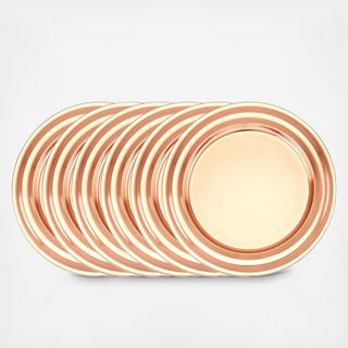 Collar Rim Charger, Set of 6