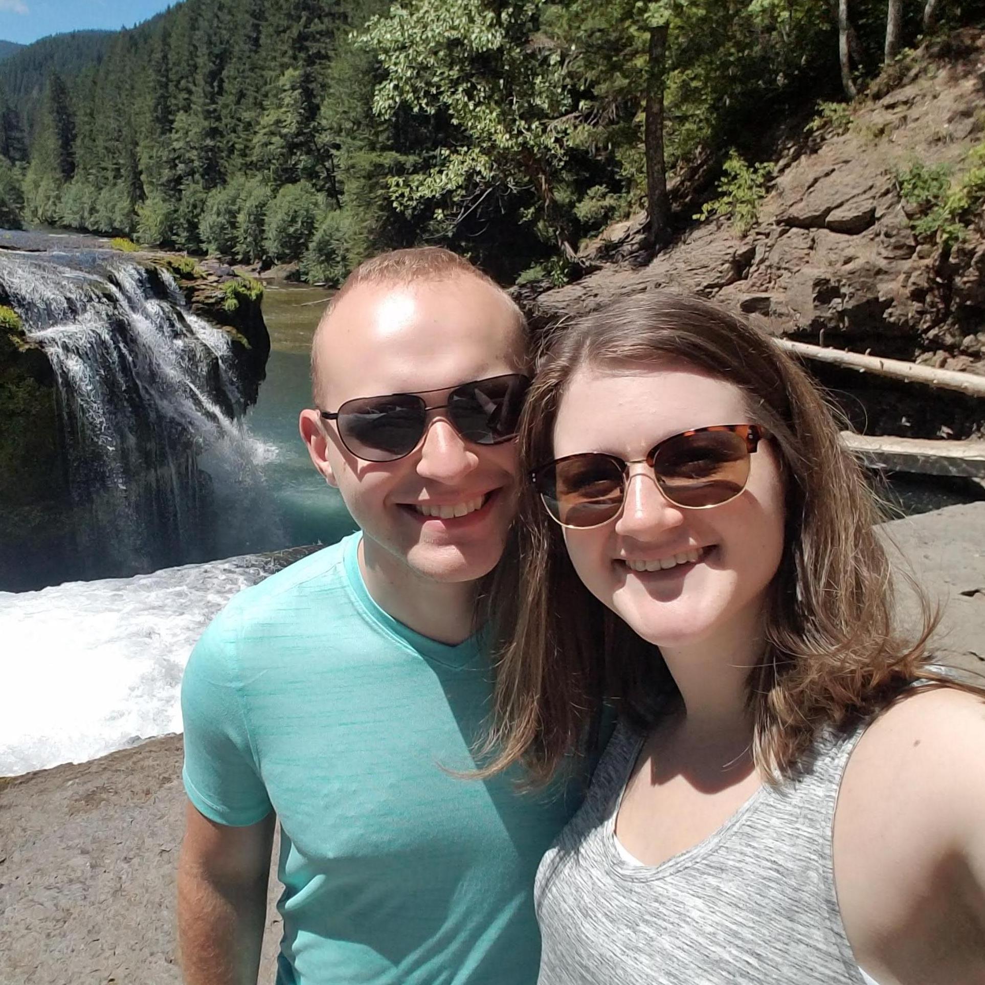 Our first trip to Lower Lewis Falls Campground, where Noah would propose three years later. <3