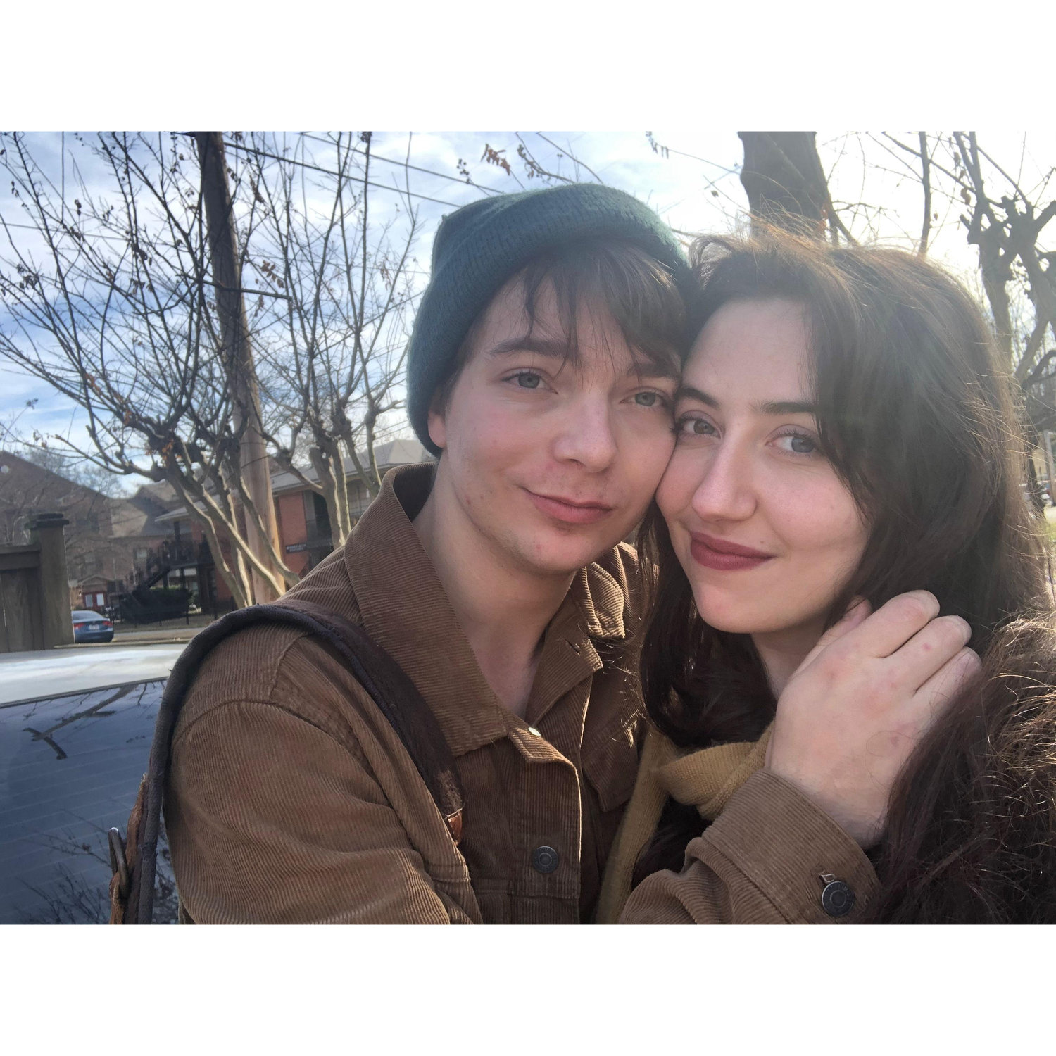 December 2020, our first picture together