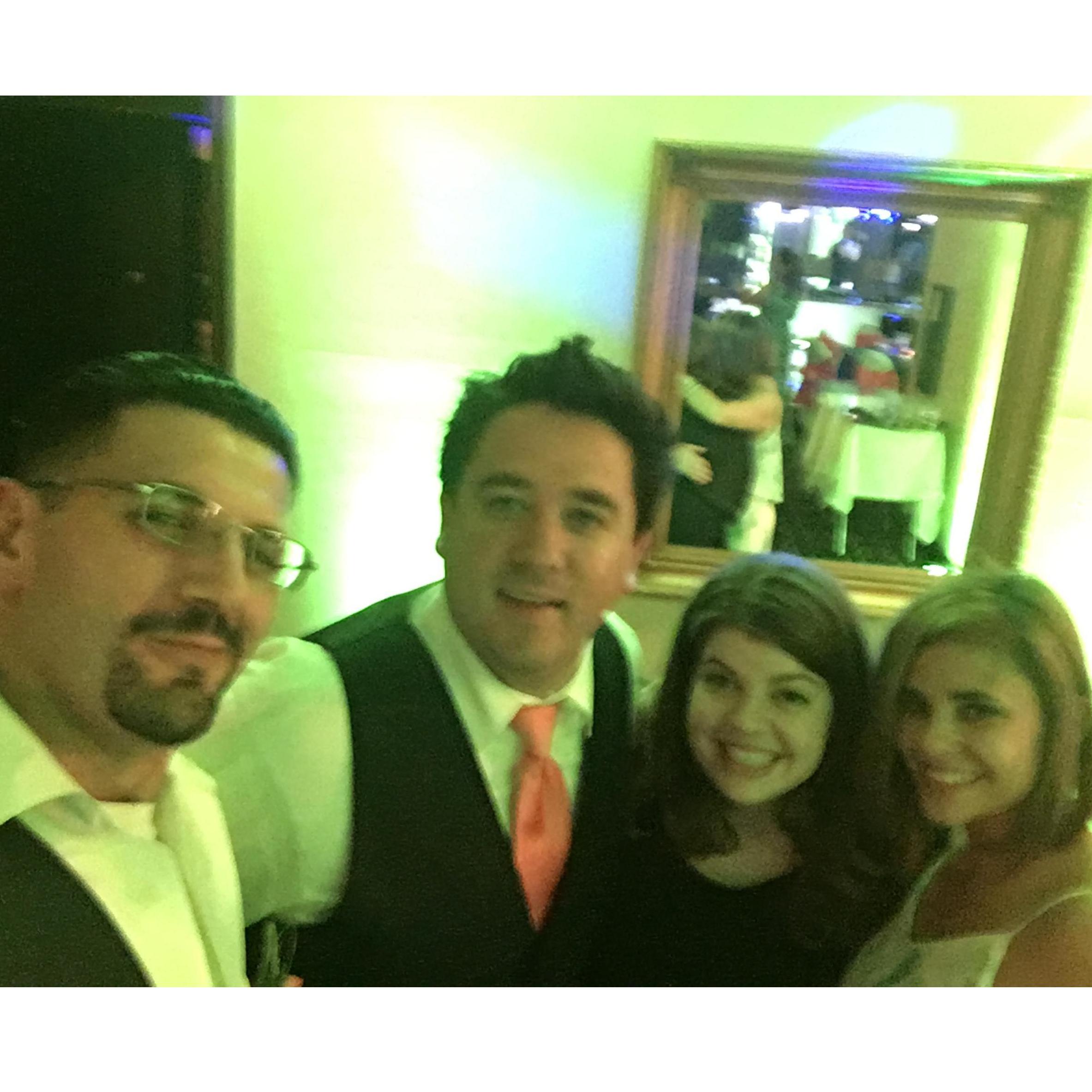 Celebrating Gabe (Best Man) & Blair's Big Day with Charlie (Groomsman) & Haley!!